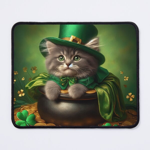 Item preview, Little Leprechaun Cat designed and sold by angelmuz.