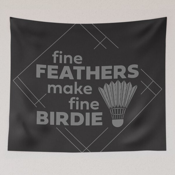 Item preview, Badminton Fine Feathers Birdie designed and sold by iamKaye.
