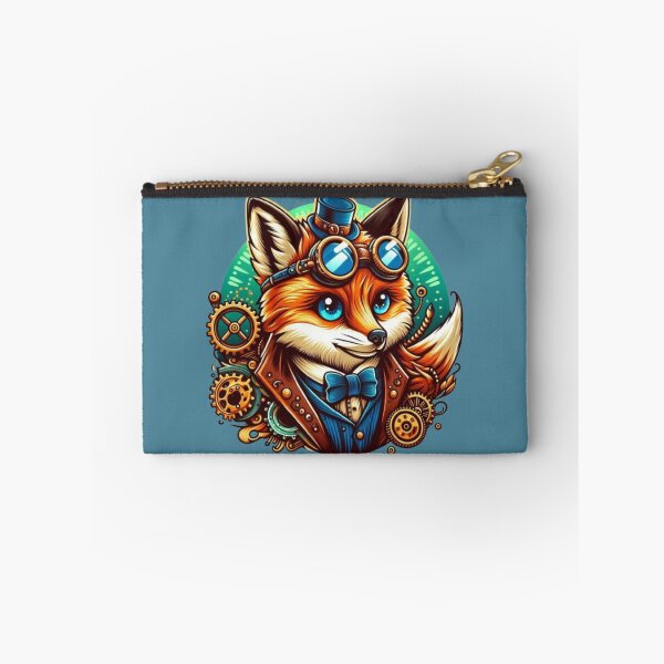 Item preview, A fox with gears designed and sold by trendybutterfly.