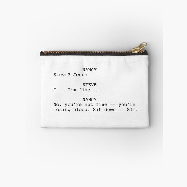 Item preview, Steve & Nancy Losing Blood Quote designed and sold by CherryCatDraws.