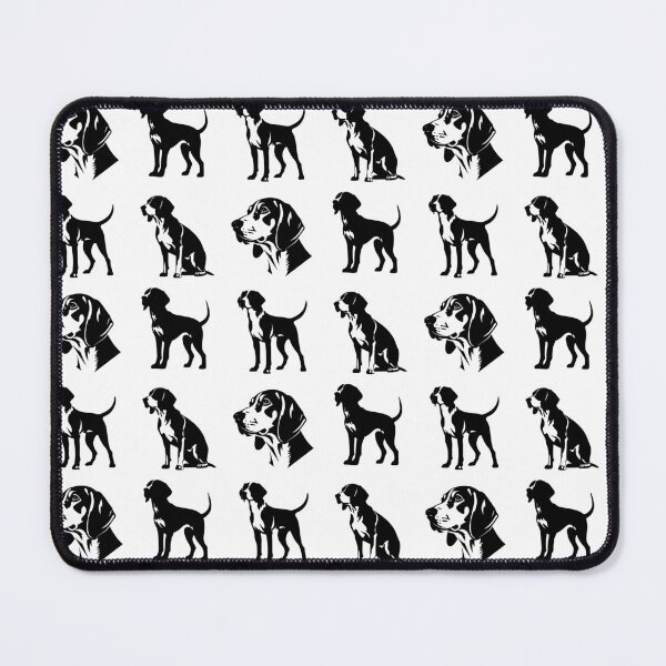 Item preview, American Foxhound Black Silhouettes designed and sold by TheAnimalZ00.