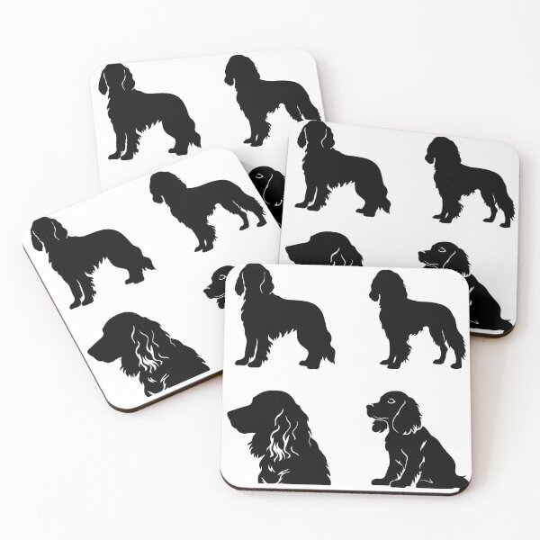 Item preview,  American Water Spaniel Black Silhouettes designed and sold by TheAnimalZ00.