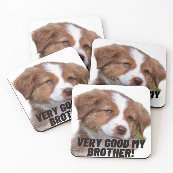 Item preview, Brown and White Dog - Very Good My Brother designed and sold by eprojetoas.