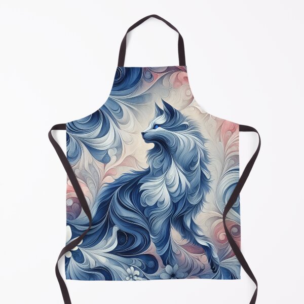 Item preview, Ethereal Feline: Cat in Abstract Realm designed and sold by daruneenok.