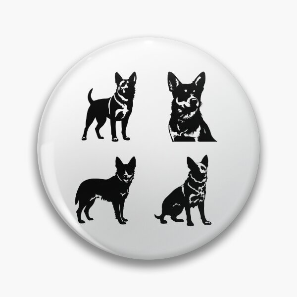 Item preview, Australian Cattle Dog Black Silhouettes designed and sold by TheAnimalZ00.