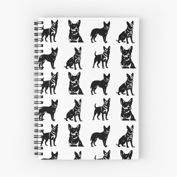 Item preview, Australian Cattle Dog Black Silhouettes designed and sold by TheAnimalZ00.