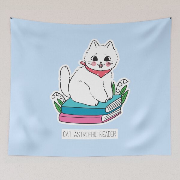 Item preview, Cat-astrophic reader #CatGifts #CatLady #CatMom #CatDad #CatLife designed and sold by Anna Halasek.