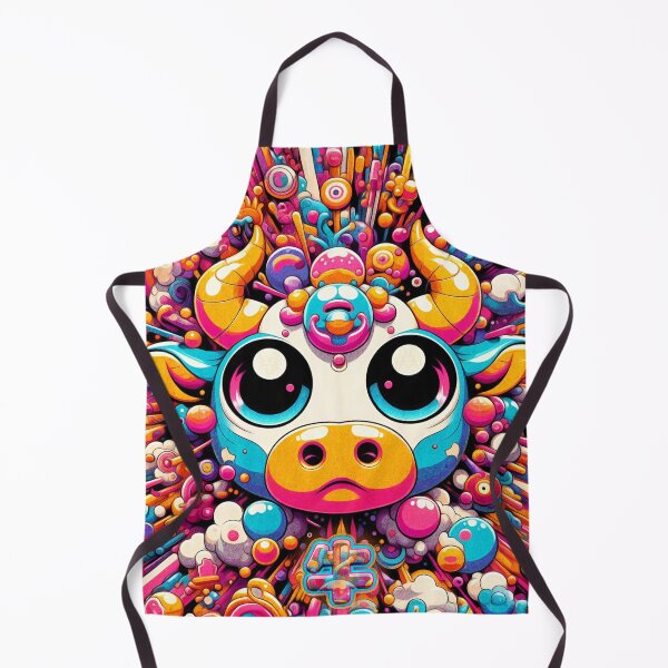 Item preview, Kawaii Year of the Ox Anime Pop Art designed and sold by yellowmenace.
