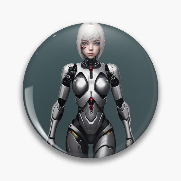 Item preview, Blonde female cyborg robot designed and sold by MartineP77.