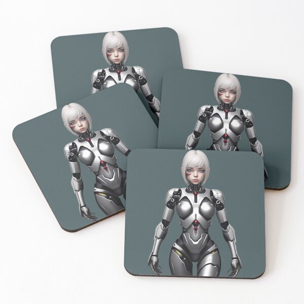 Item preview, Blonde female cyborg robot designed and sold by MartineP77.