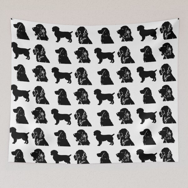 Item preview, Boykin Spaniel Black Silhouettes designed and sold by TheAnimalZ00.