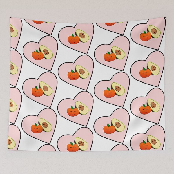 Artikelvorschau, Taste Buddies: Pfirsich und Avocado entworfen und verkauft von HarveyHandcraftsandDesigns.