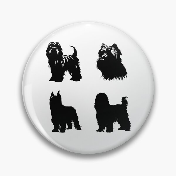 Item preview, Briard Black Silhouettes designed and sold by TheAnimalZ00.