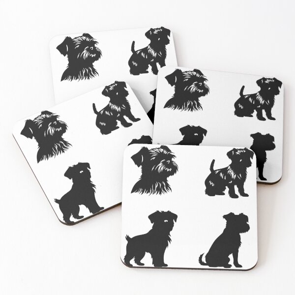 Item preview, Brussels Griffon Black Silhouettes designed and sold by TheAnimalZ00.