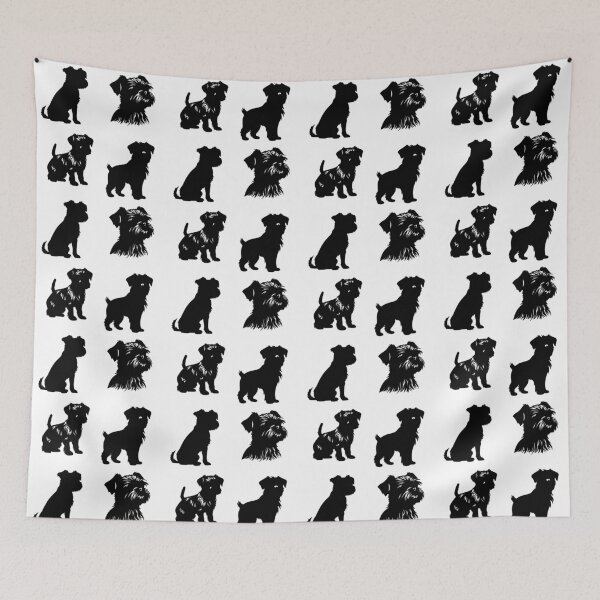Item preview, Brussels Griffon Black Silhouettes designed and sold by TheAnimalZ00.