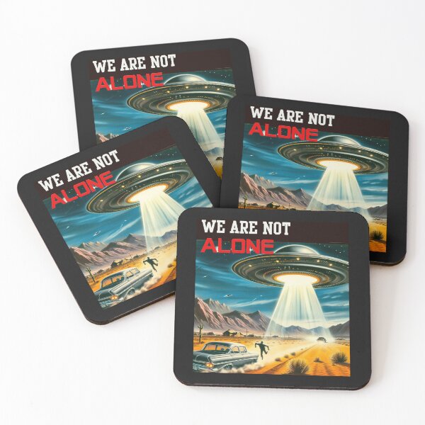 Item preview, We Are Not Alone, 1950's Sci-Fi Alien Design designed and sold by smstees.