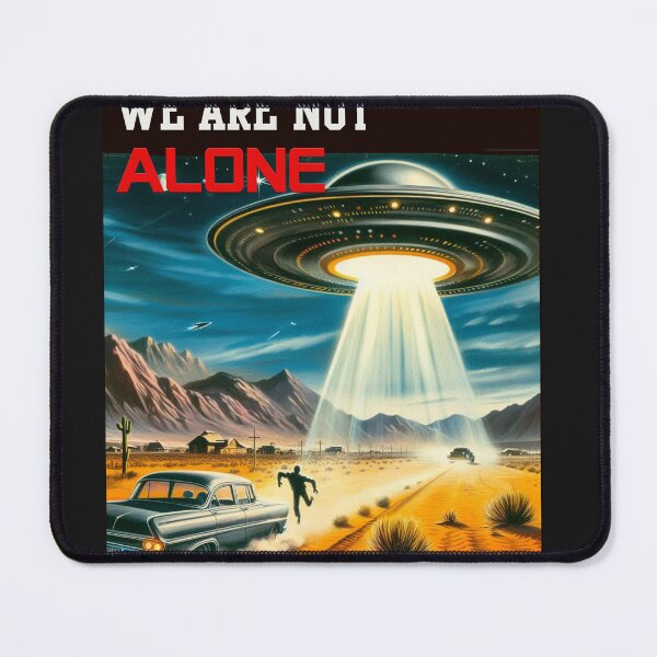 Item preview, We Are Not Alone, 1950's Sci-Fi Alien Design designed and sold by smstees.