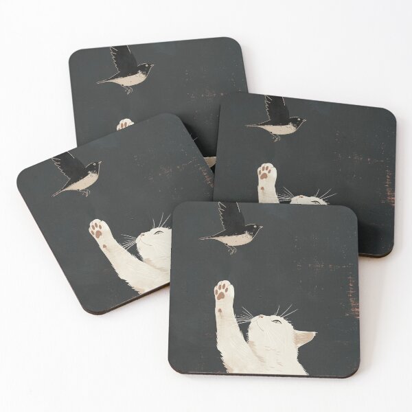 Item preview, cats and birds designed and sold by Rockwpapart.