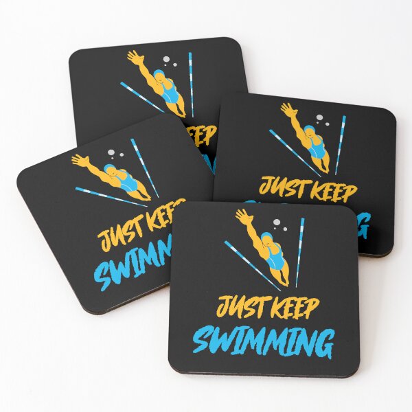 Item preview, Just Keep Swimming designed and sold by 87-Aesthetics.