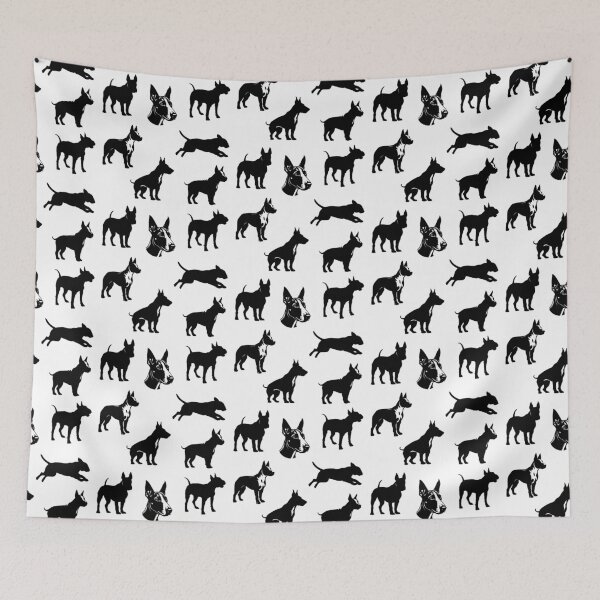 Item preview, Bull Terrier Black Silhouettes designed and sold by TheAnimalZ00.