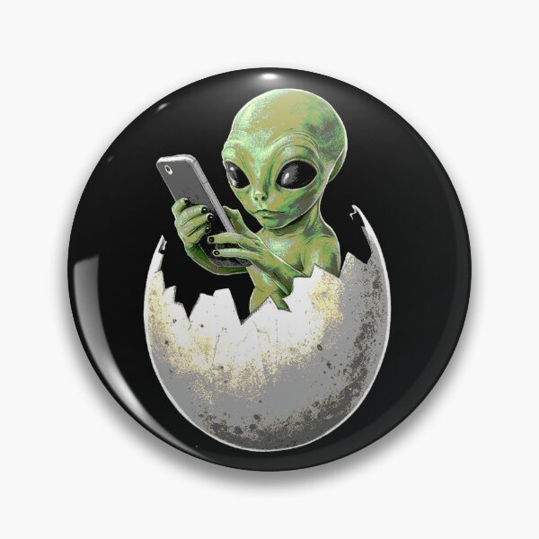 Item preview, ALIEN TEXTING ON SMART PHONE designed and sold by debeteez.