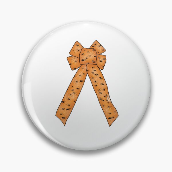Item preview, Orange Spider Halloween Bow designed and sold by Ellengsart.