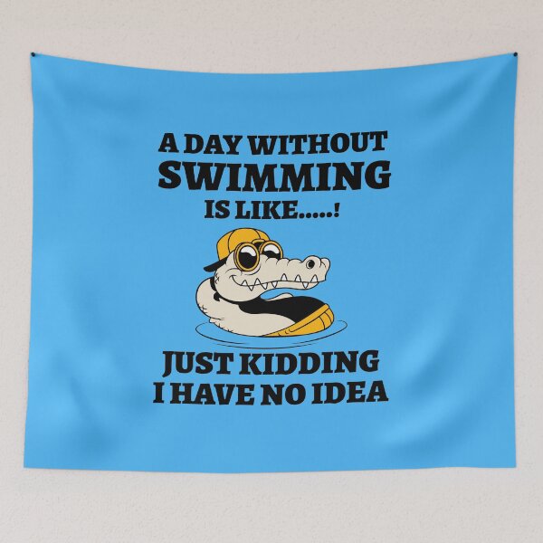 Item preview, A Day without Swimming designed and sold by 87-Aesthetics.
