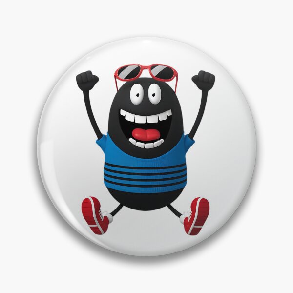 Item preview, Happy Monster Jumping with Sunglasses  designed and sold by Taans-Creation.