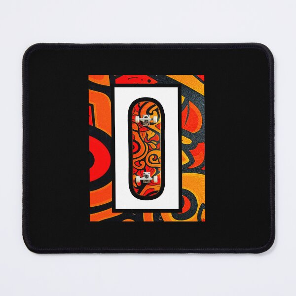 Item preview, The orange skateboard, pattern, sport designed and sold by silent-violin.