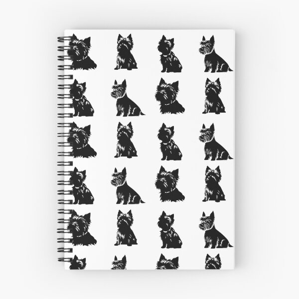 Item preview, Cairn Terrier Dog Black Silhouettes designed and sold by TheAnimalZ00.