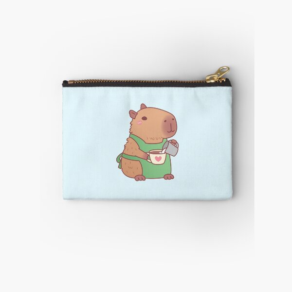 Item preview, Cute Capybara Barista Making Coffee designed and sold by rustydoodle.