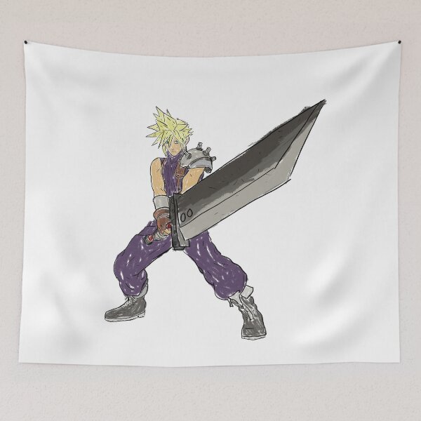 Item preview, Cloud Strife Sketch designed and sold by SareemJ.