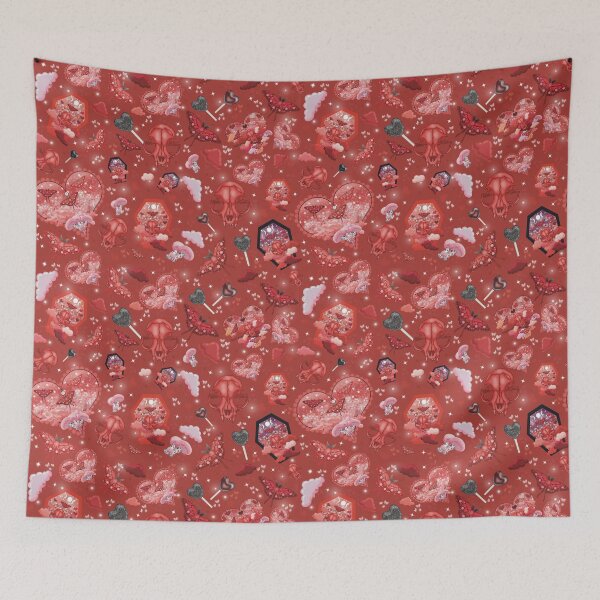 Item preview, Red Valentine’s Day Pattern  designed and sold by Ellengsart.