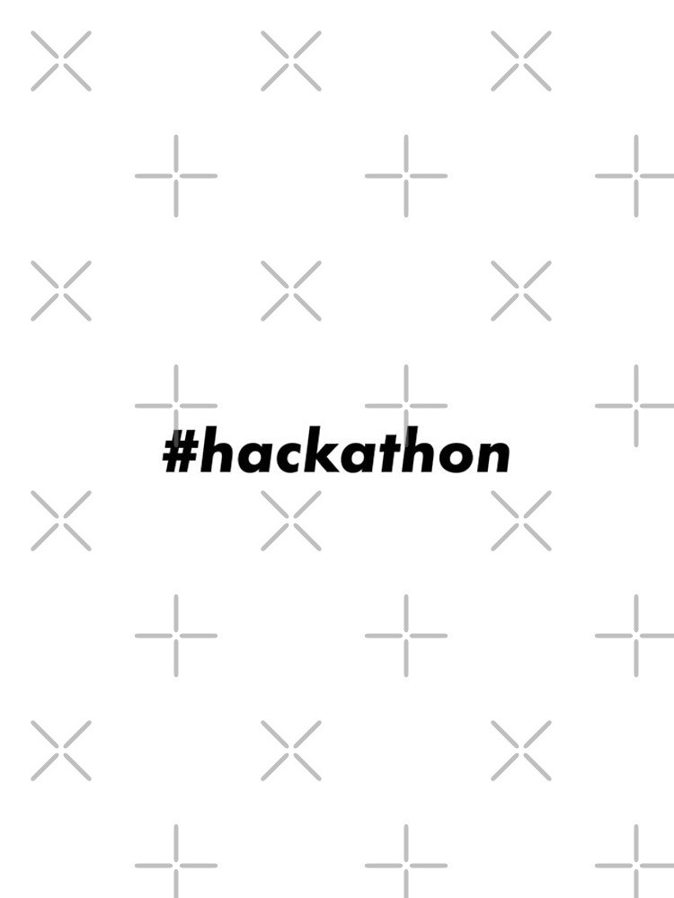 Thumbnail 4 of 4, iPhone Case, #hackathon designed and sold by teesaurus.