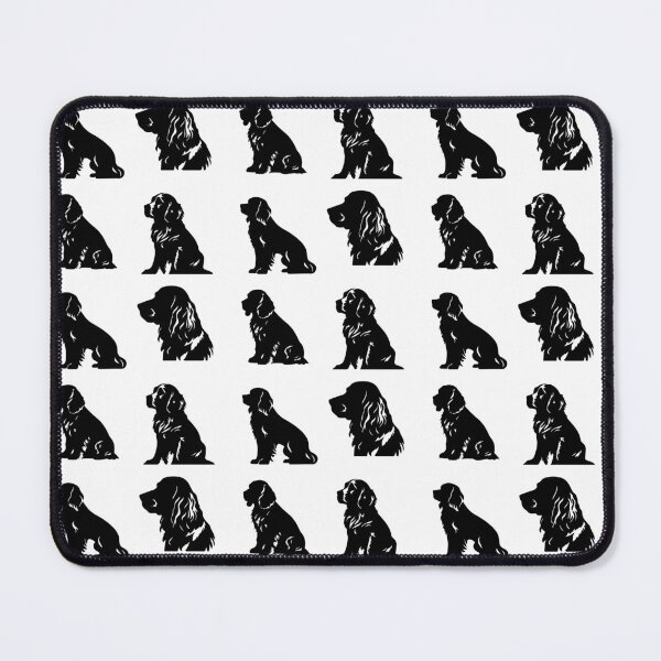 Item preview, Clumber Spaniel Dog Black Silhouettes designed and sold by TheAnimalZ00.