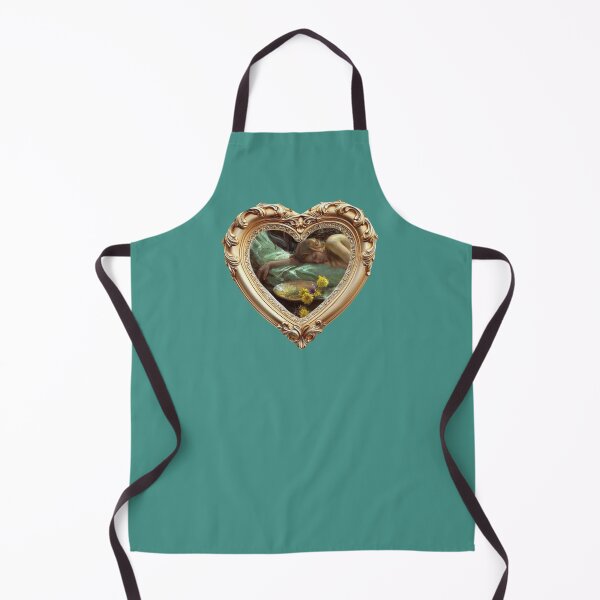 Item preview, Heart Framed Girl With Fallen Flowers designed and sold by HeyGurlHe.