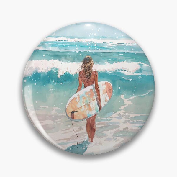 Item preview, Girl surf coastal life designed and sold by SurfolioPrints.