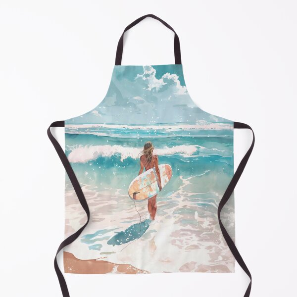 Item preview, Girl surf coastal life designed and sold by SurfolioPrints.