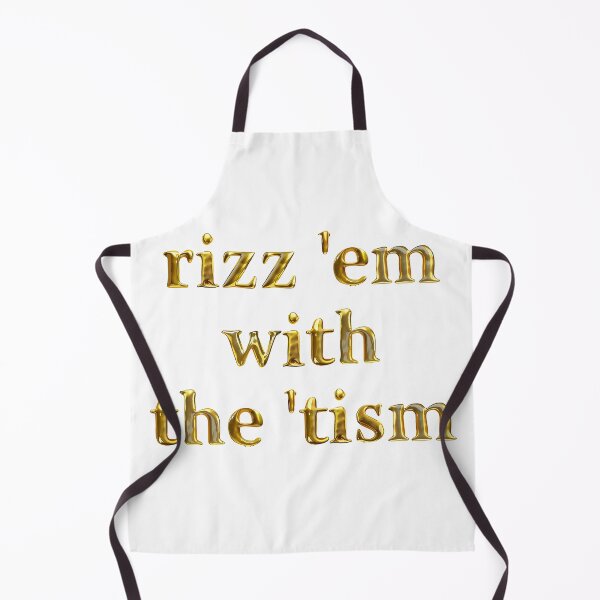 Item preview, Rizz `Em with the `Tism, Gold Hammered Autism Slogan designed and sold by juiceboxvintage.
