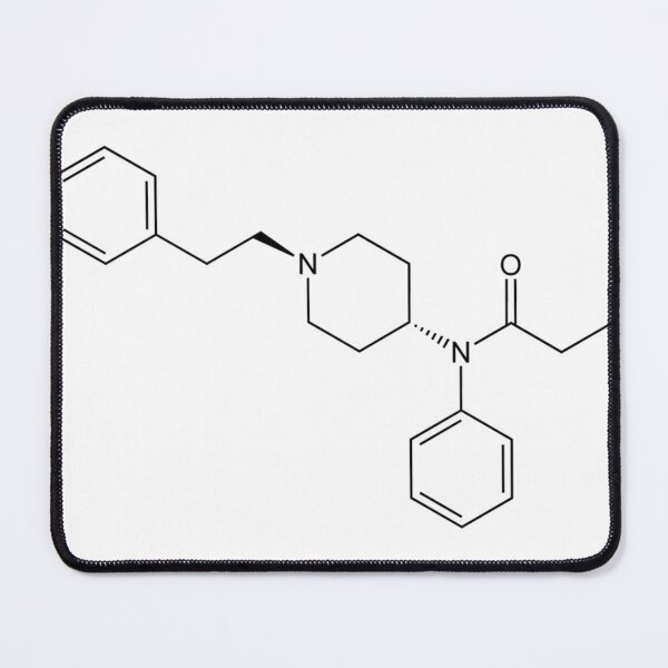 Item preview, Fentanyl Molecule Chemical Structure designed and sold by CM7Designs.