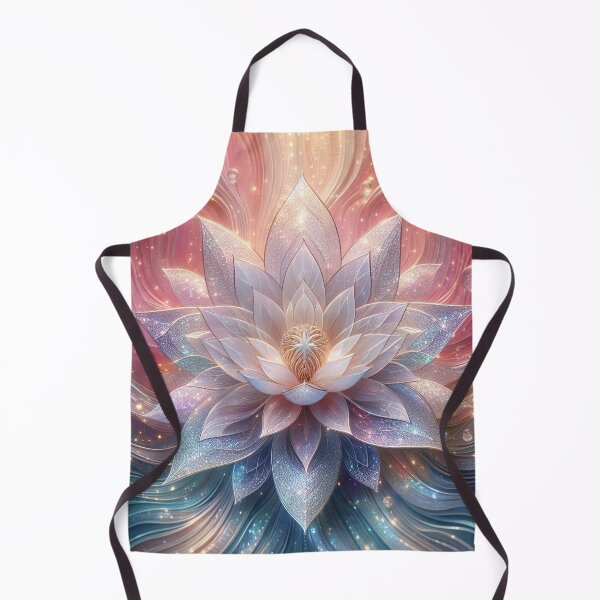 Item preview, Translucent Glister: Lotus in Abstract Wave Flower Vine Background designed and sold by daruneenok.
