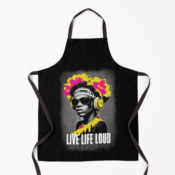 Item preview, Live Life Loud - Techno Music Rave designed and sold by Urban-Alien.