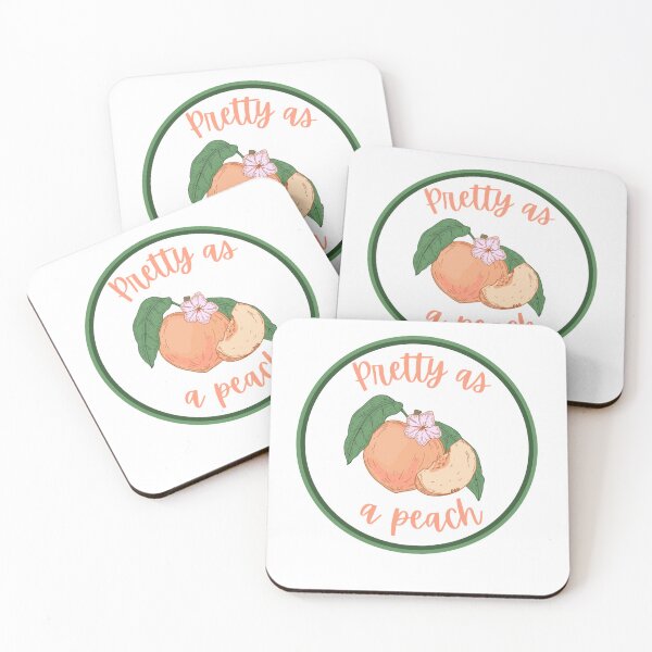Item preview, Pretty as a Peach designed and sold by DeAnn Graphic Designs.
