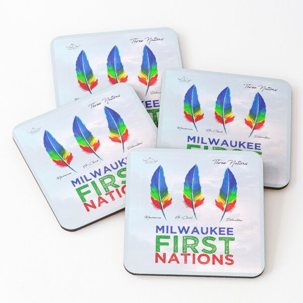 Item preview, First Nations • Potawatomi, Ho-Chunk, Menominee • Native Milwaukee WI designed and sold by MKE Rhine Maiden  •  Grumble Services, LLC..