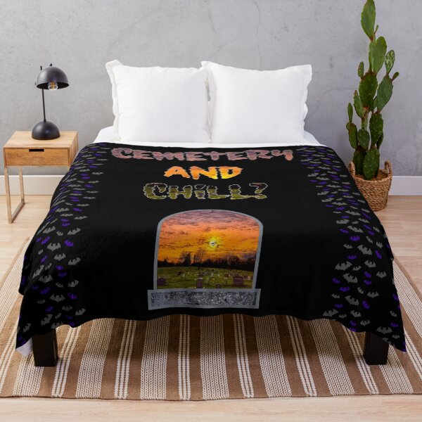 Item preview, Cemetery and Chill? Funny Halloween Design designed and sold by TwistedP-Photos.