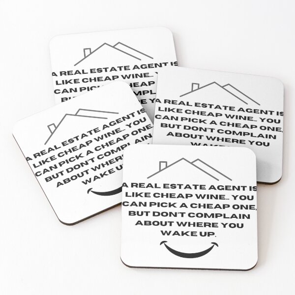 Item preview, A Real Estate Agent is like cheap wine... designed and sold by BlackRockAL001.