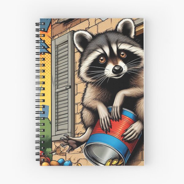 Item preview, comic raccoon designed and sold by MemeMelodies.