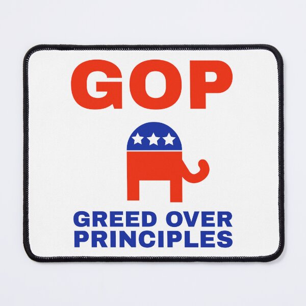 Item preview, Greed over principles  designed and sold by Rachel the Artist .