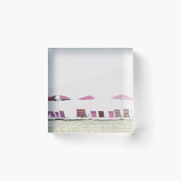Item preview, Pink and Plum Beach Chairs designed and sold by Brooke T Ryan Photographic Art.