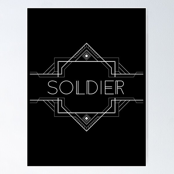 Item preview, Soldier Character Class Futuristic Tabletop RPG Gaming designed and sold by pixeptional.